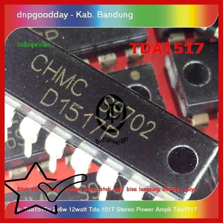 [DNP] IC TDA1517P 2X6W 12WATT TDA 1517 STEREO POWER AMPLI TDA1517
