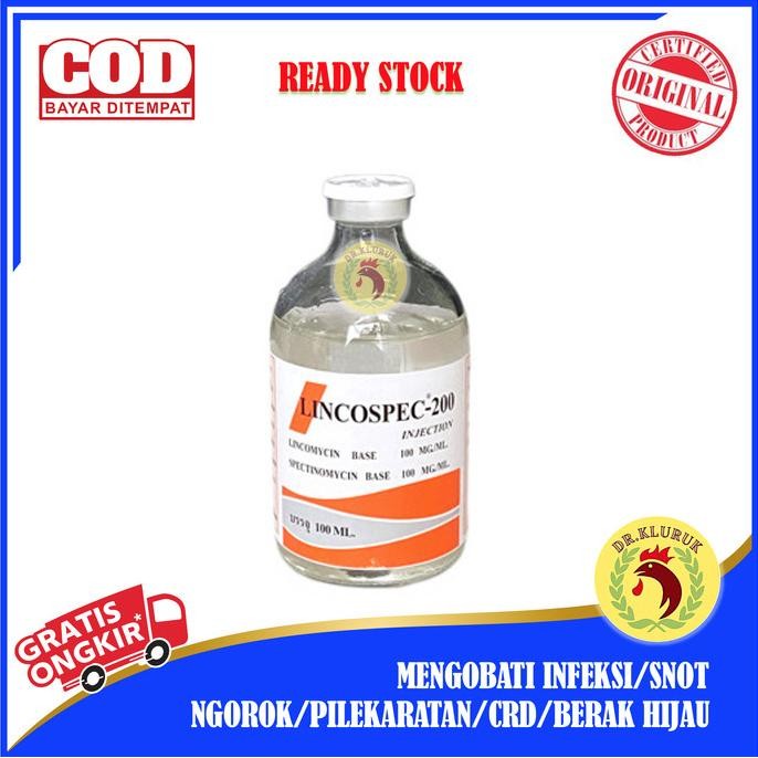 Obat Ayam LINCOSPECTO Lincospecs 200 Mengobati Aratan
