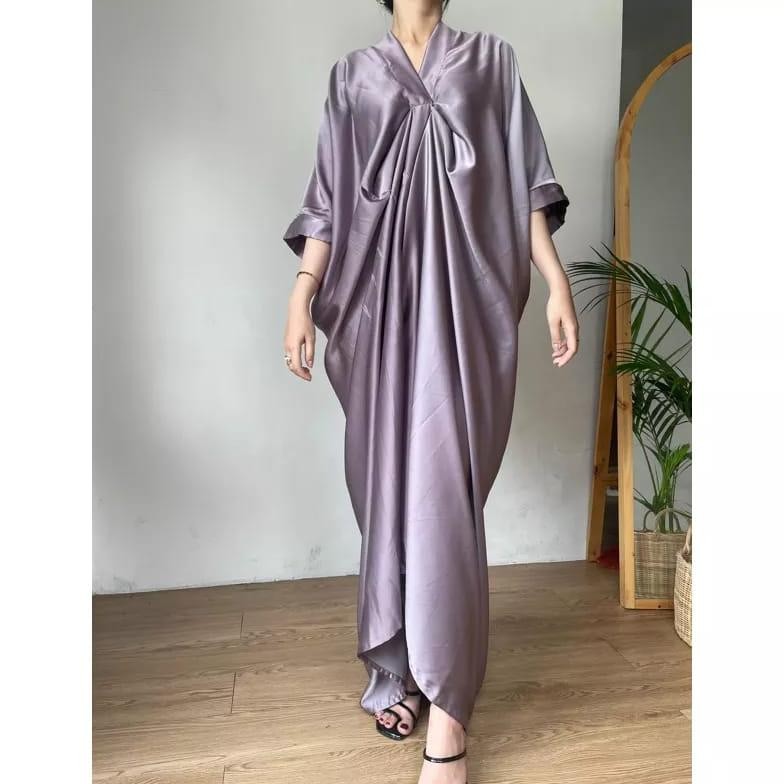 rt-69 [ COD ] GAMIS WANITA KEKINIAN / GAMIS POLOS TERBARU / GAMIS BAHAN SATIN VELVET / PAKAIAN PREMP