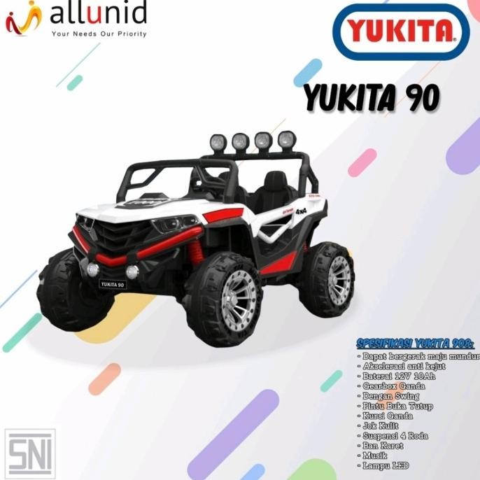 TERMURAH - Mainan anak Mobil aki Yukita 90