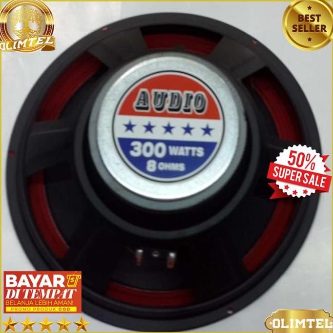 AUDIO SPEAKER 12 INCH DAYA 300 WATT FULL RANGE ASLI OLIMTEL 2807T