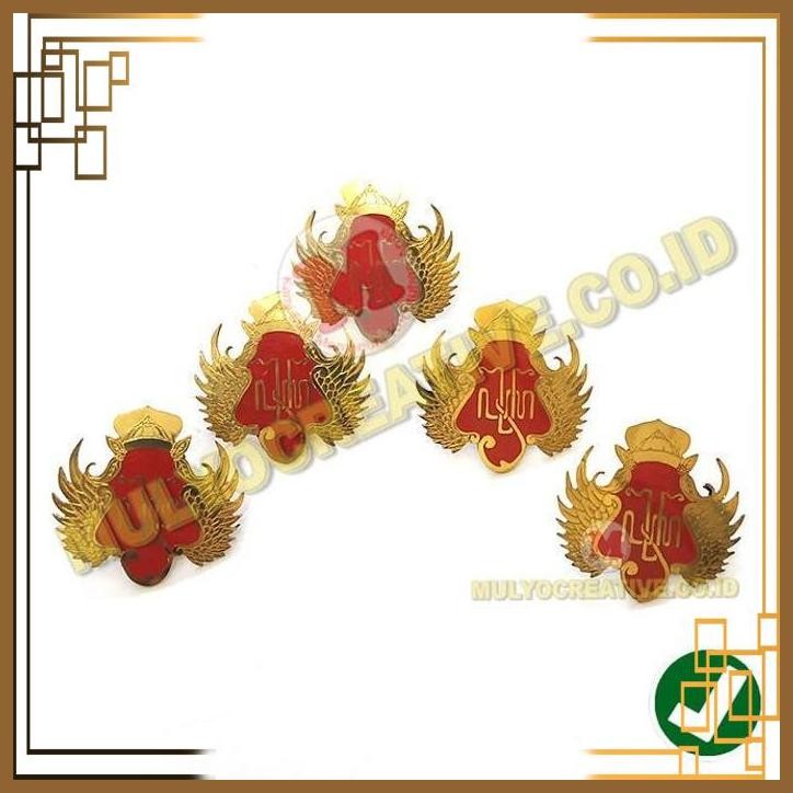[MCV] PIN BROS LOGO KERATON YOGYA 3.5 CM - PIN KERATON JOGJAKARTA