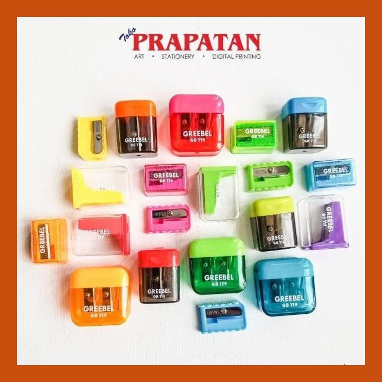

[ PERALATAN LUKIS / GAMBAR ] GREEBEL SHARPENER | RAUTAN 1 & 2 LUBANG SIAP KIRIM