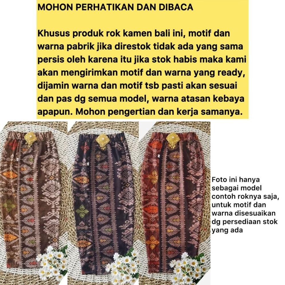 GHJ Atasan Kebaya Brukat Modern SOFIHA TK PAUD KB SD SMP Setelan Baju Brokat & Rok Batik Panjang Bay