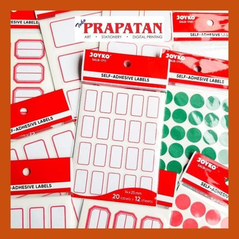

[ PERALATAN LUKIS / GAMBAR ] JOYKO SELF ADHESIVE LABELS SALB COD