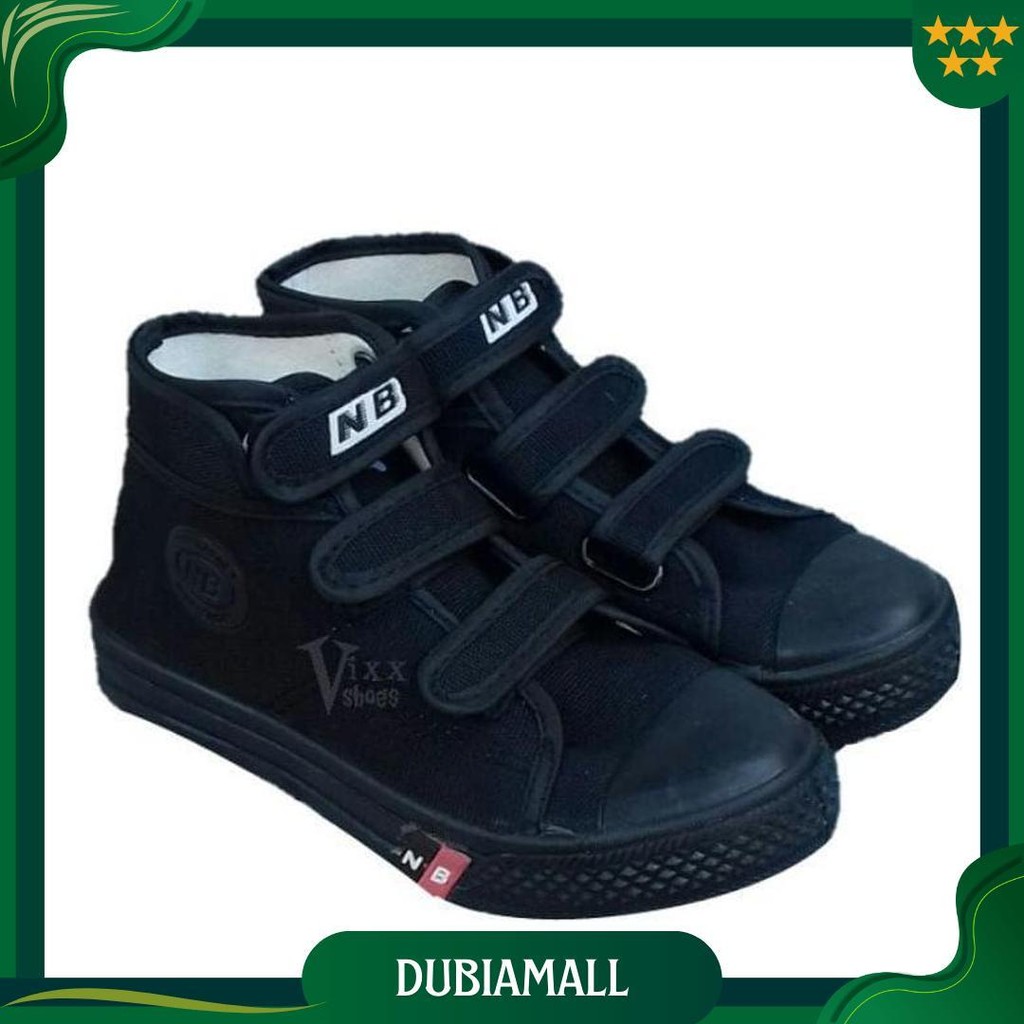 Sepatu Sekolah Nb Hitam Model Perekat Sepatu Boots Nb Sale