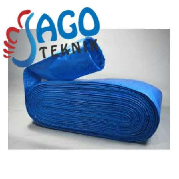 TERMURAH 50 METER SELANG SAWAH / SELANG TERPAL 3 INCH X 50 METER