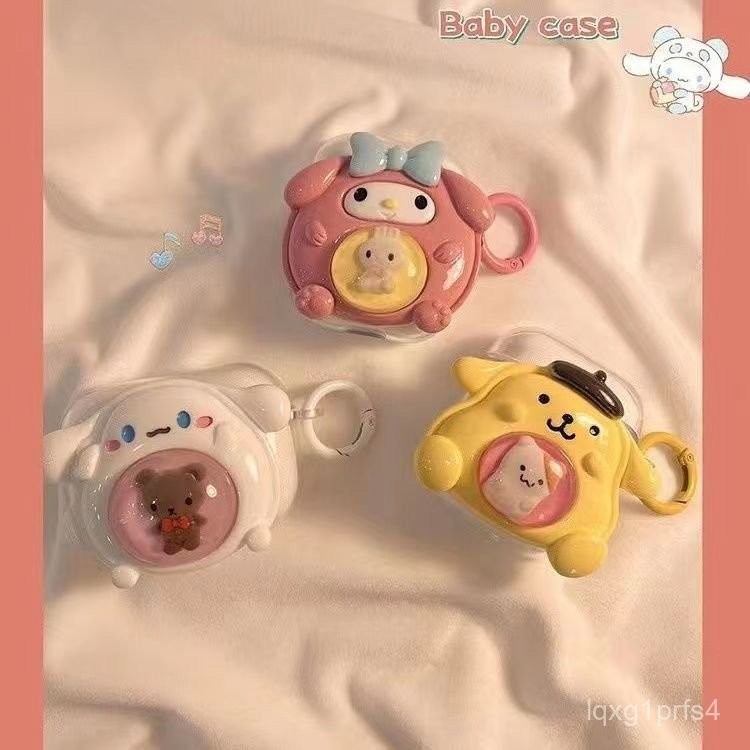 Cute Crystal Sanrio Compatible with Samsung buds2pro Bluetooth Wireless Earphone Protective Case Sho