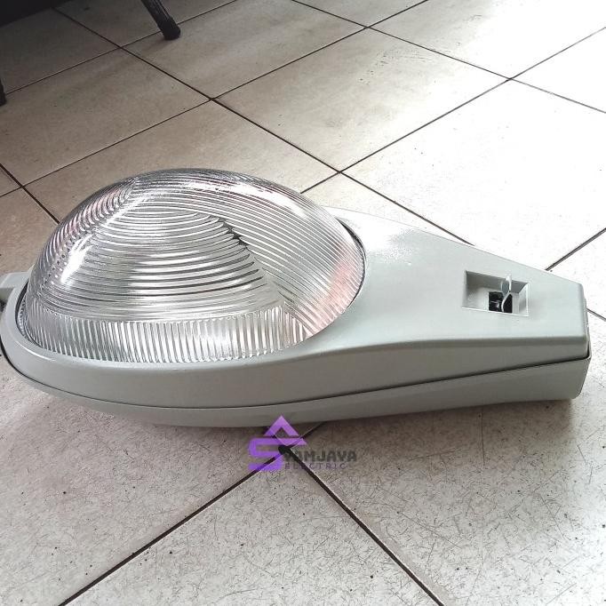 Lampu Jalan Pju Kobra E27 + Lampu Hpln 125 Watt + Ballast 1 Set Original Dan Terpercaya