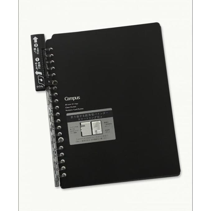 

Map Smart Binder Note Tipis Slim B5 Kokuyo Hitam Black L170D 26 Ring Original Dan Terpercaya