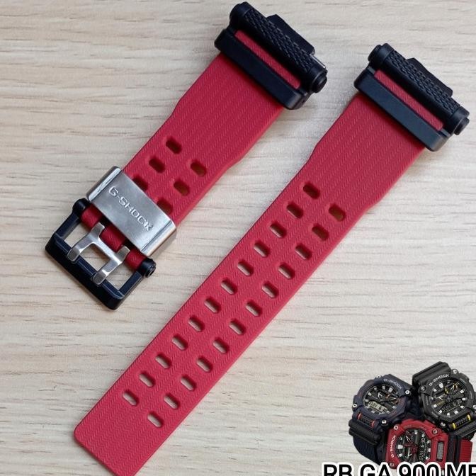 Tali Jam Tangan Ga-900 Replacement Strap Rubber Ga 900 Original Dan Terpercaya