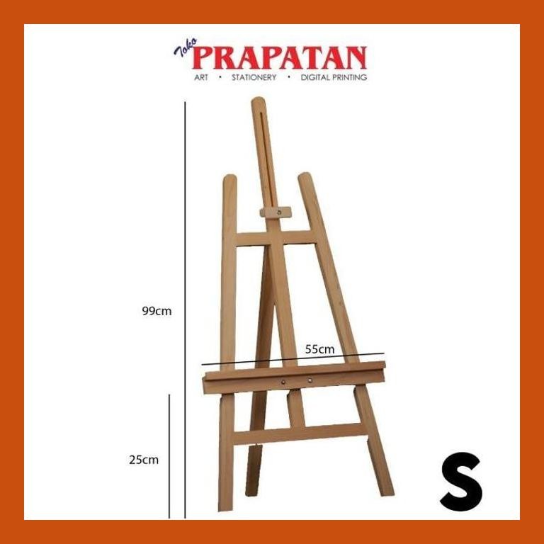 

[ PERALATAN LUKIS / GAMBAR ] STANDAR LUKIS KAKI TIGA PRAPATAN / PAINTING EASEL PACKING AMAN