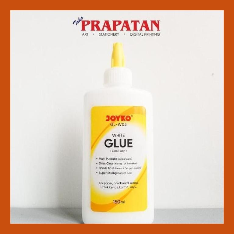 

[ PERALATAN LUKIS / GAMBAR ] JOYKO WHITE GLUE GL-W03 150ML / LEM PUTIH PACKING AMAN