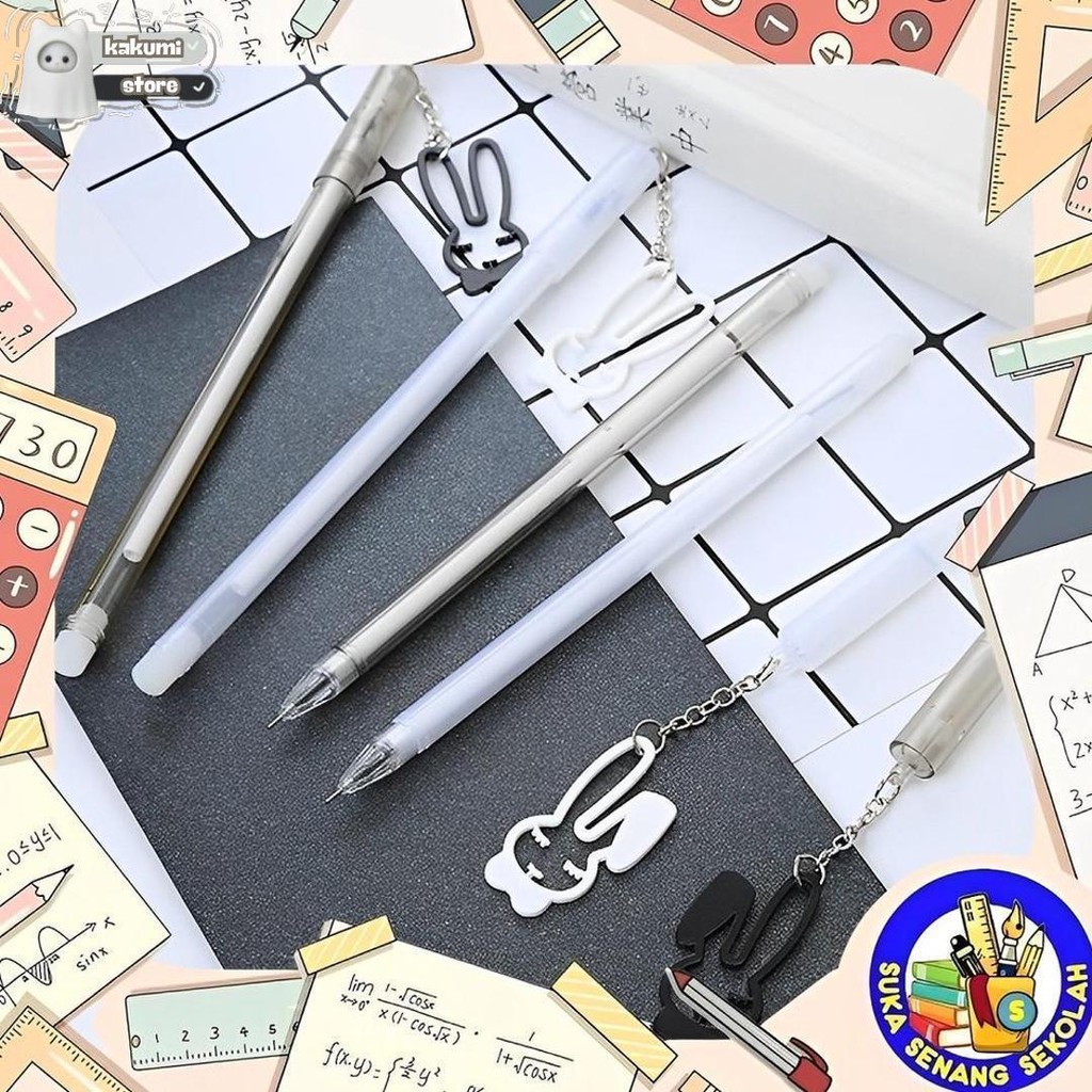 

4 Pcs Pulpen Gantungan Kelinci S0185 Murah