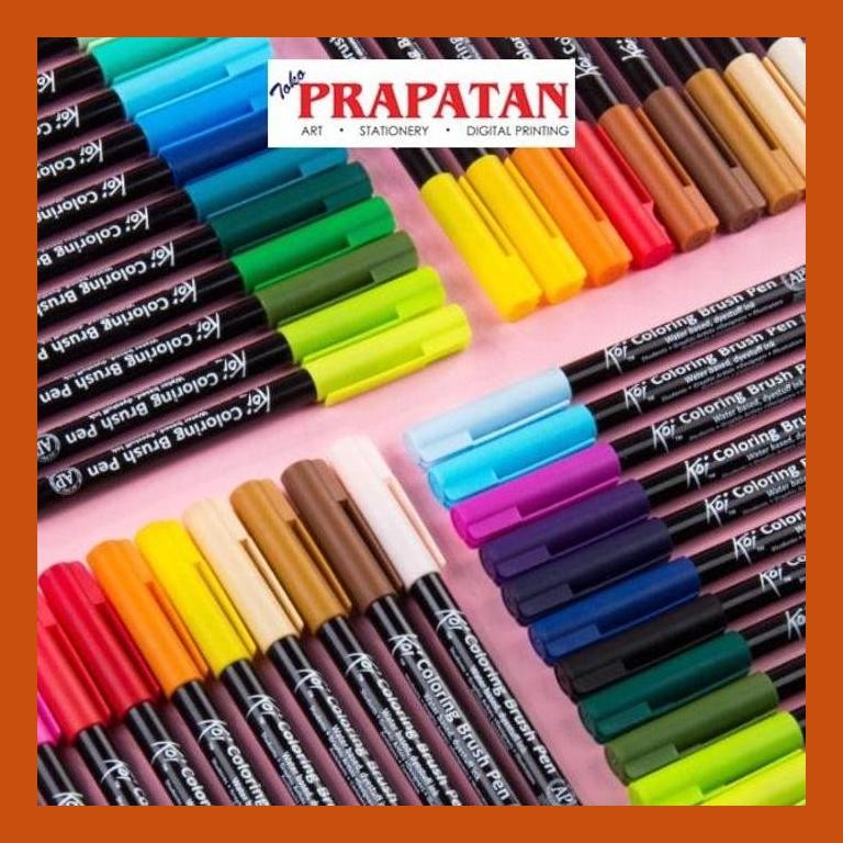 

[ PERALATAN LUKIS / GAMBAR ] SAKURA KOI COLORING BRUSH PEN WATER BASED COD