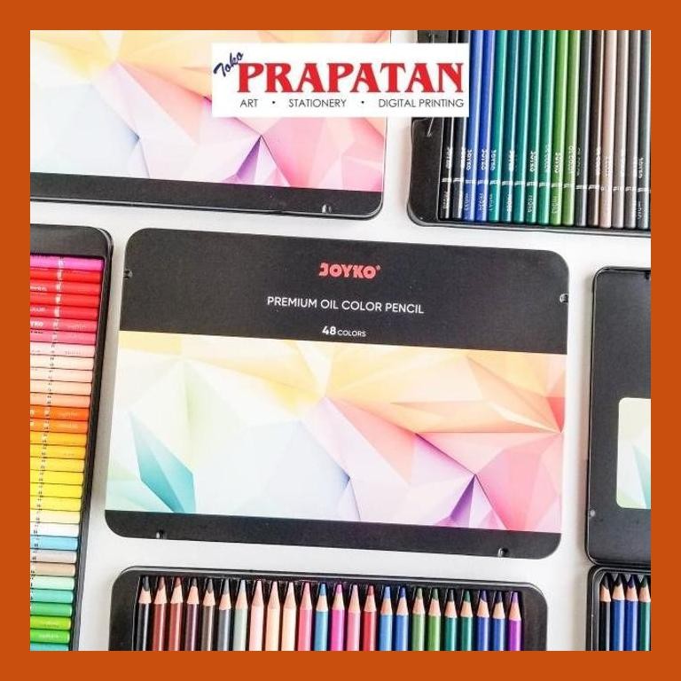 

[ PERALATAN LUKIS / GAMBAR ] JOYKO PREMIUM OIL COLOR PENCIL 36/48/72C CP-TC126 | PENSIL WARNA COD