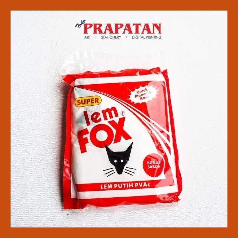 

[ PERALATAN LUKIS / GAMBAR ] ISI ULANG LEM FOX PUTIH PVAC 700G SUPER / REFILL LEM FOX COD