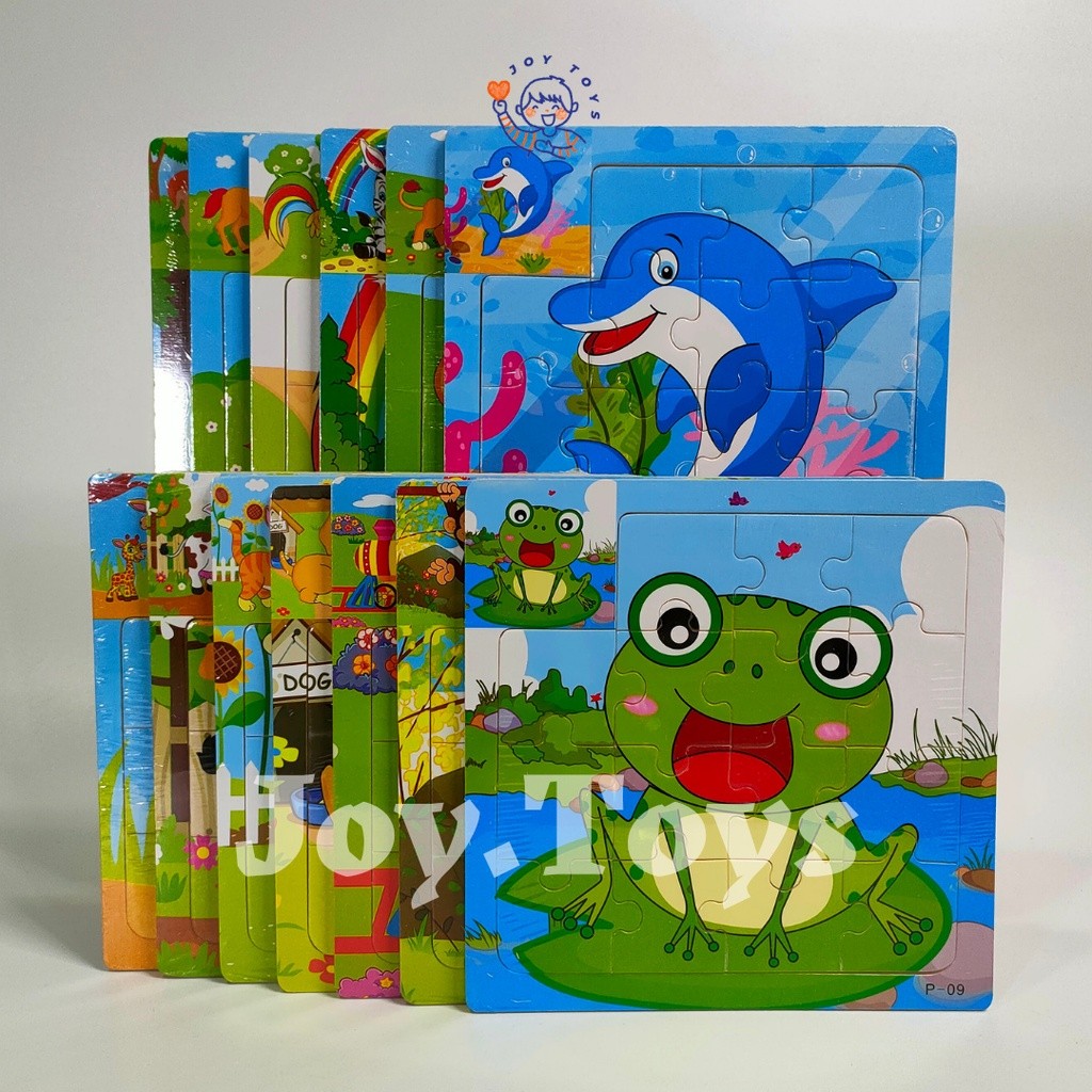 PUZZLE GAMBAR KECIL, MAINAN EDUKASI, MAINAN ANAK ANAK, PUZZLE BINATANG, ANIMAL PUZZLE