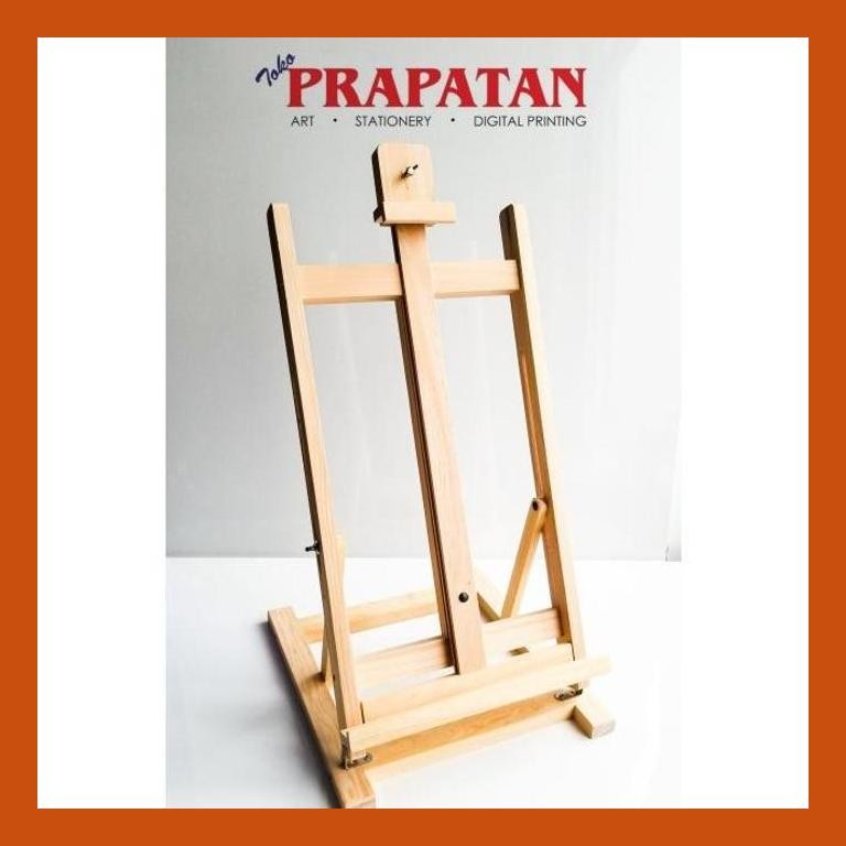 

[ PERALATAN LUKIS / GAMBAR ] EASEL STANDAR PRAPATAN MEJA DUDUK TG80 GOOD QUALITY