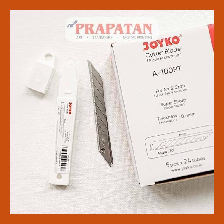 

[ PERALATAN LUKIS / GAMBAR ] JOYKO CUTTER BLADE REFILL A-100PT | ISI CUTTER COD