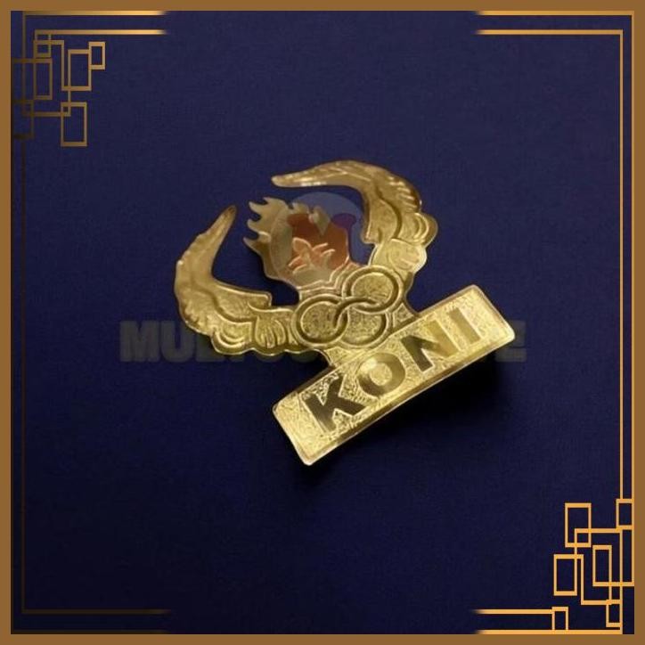 [MCV] LENCANA PIN KONI BENTUK LOGO KOMITE OLAHRAGA NASIONAL INDONESIA