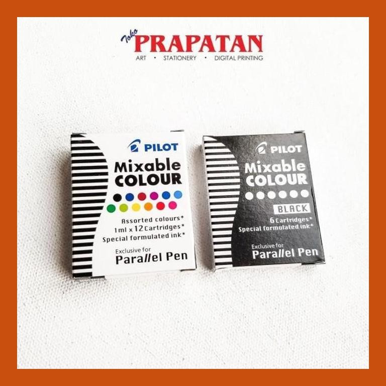 

[ PERALATAN LUKIS / GAMBAR ] PILOT PARALLEL PEN REFILL INK CARTRIDGE MIXABLE COLOUR GOOD QUALITY