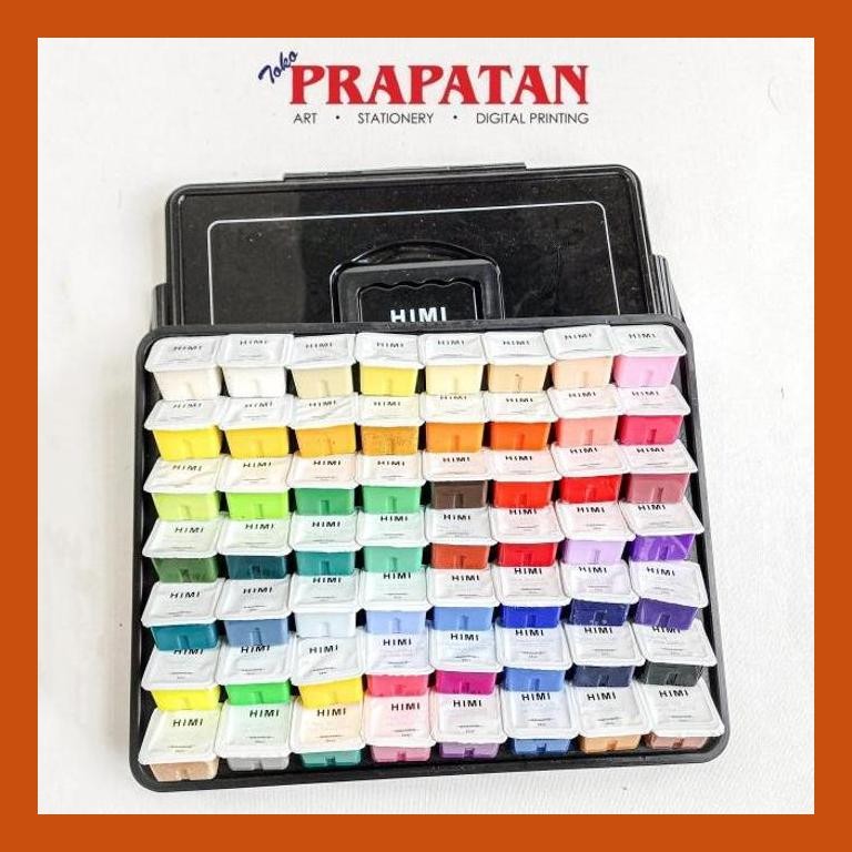 

[ PERALATAN LUKIS / GAMBAR ] MIYA HIMI GOUACHE 56 WARNA X 30ML + METALLIC COLORS + NEON COLORS COD