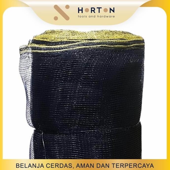 Waring Jaring Hitam Serbaguna Roll (Pagar,Kolam,Tambak,Perkebunan) Original Dan Terpercaya