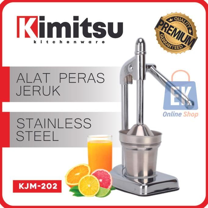 ALAT PERAS JERUK STAINLESS KIMITSU KJM-202 | ALAT PERAS JERUK MANUAL | ALAT PERAS JERUK BESAR | ALAT