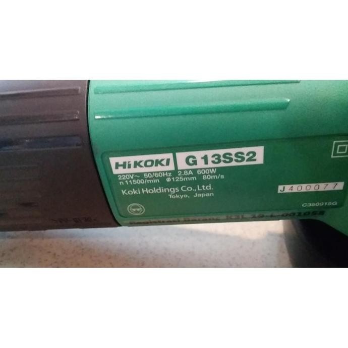 Gerinda Tangan 5 In Hitachi G13Ss2 Disc Grinder Original Dan Terpercaya