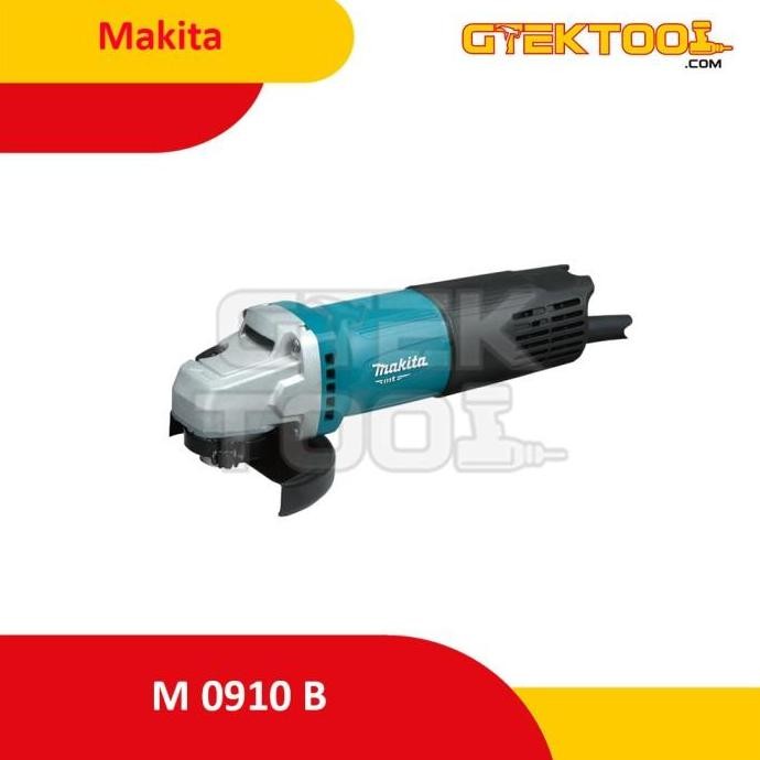 Makita M 0910 B Mesin Gerinda Tangan 4" M0910B Angle Grinder 4 Inch Original Dan Terpercaya