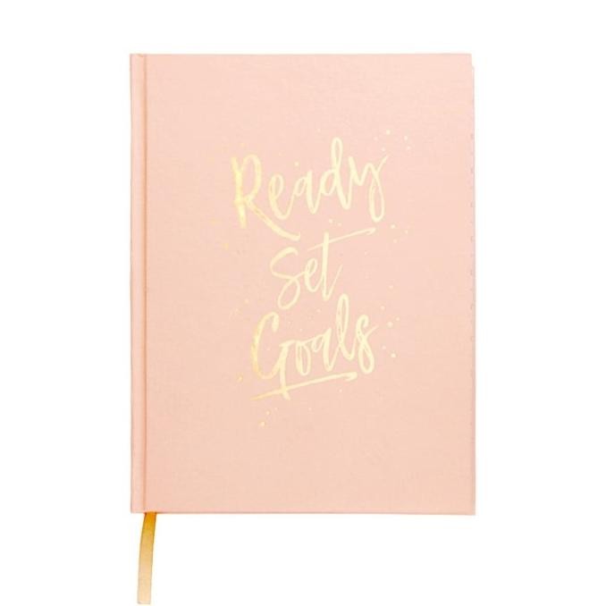

Journal pengembangan diri / self help Harvest Ready Set Goals - pink
