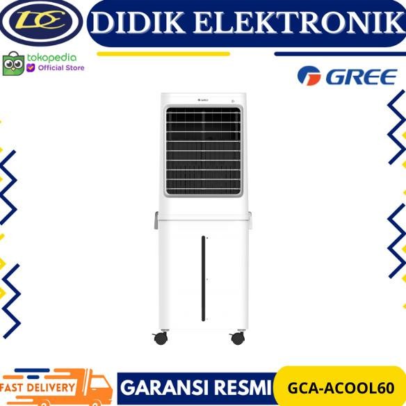 CO Air Cooler GREE GCA-ACOOL60 Tower Fan 60 Liter Penyejuk Udara with Honeycomb + Pra-filter