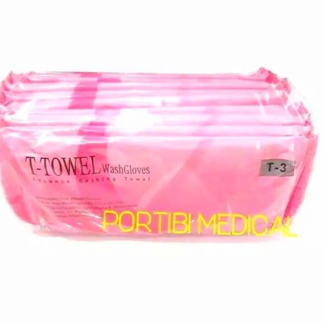 Wash Gloves T Towel / Handuk Tangan T-Towel