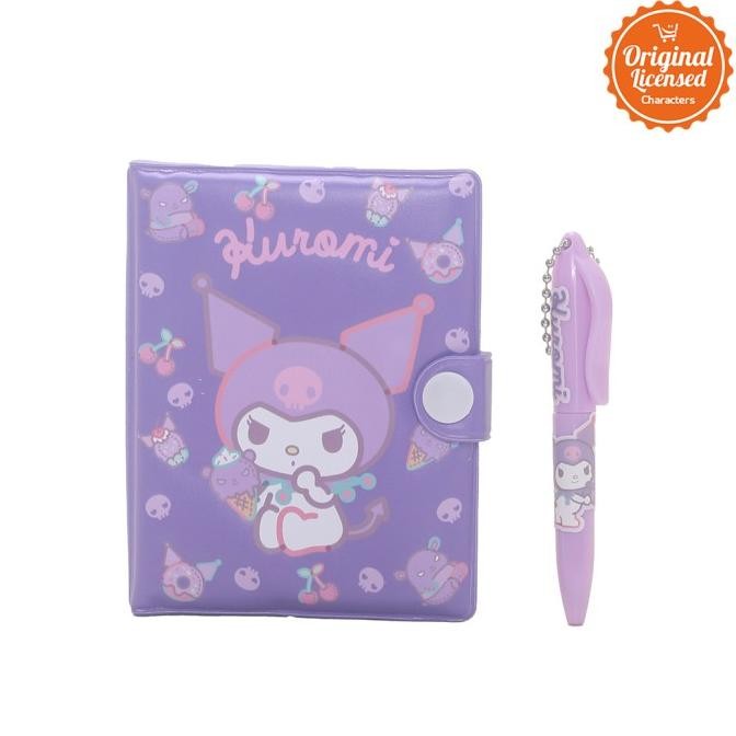 

SANRIO Notebook Set (FREE 1 pulpen) Kuromi