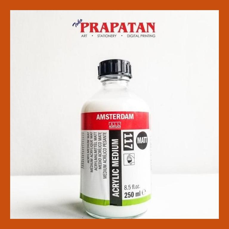 

[ PERALATAN LUKIS / GAMBAR ] AMSTERDAM ACRYLIC MEDIUM 117 MATT 250ML GOOD QUALITY