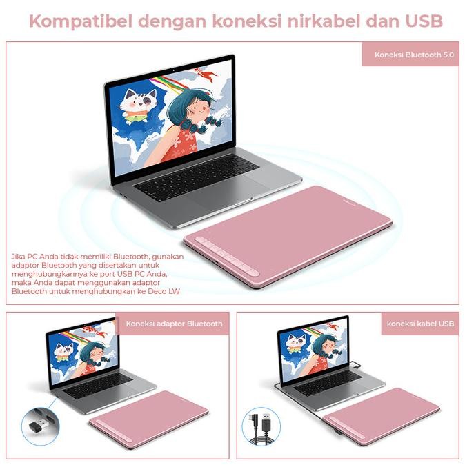 Sale Xppen Deco Lw Drawing Tablet (Wired & Wireless,Support Bluetooth)