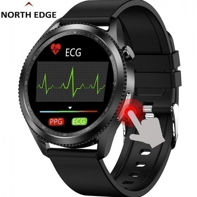 NORTH EDGE E102 ECG Body Temperature Sensor Sport Watch Dustproof IP68