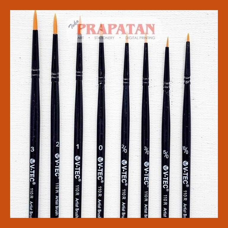 

[ PERALATAN LUKIS / GAMBAR ] KUAS LUKIS V-TEC DETAIL 110R / ARTIST BRUSH GOOD QUALITY