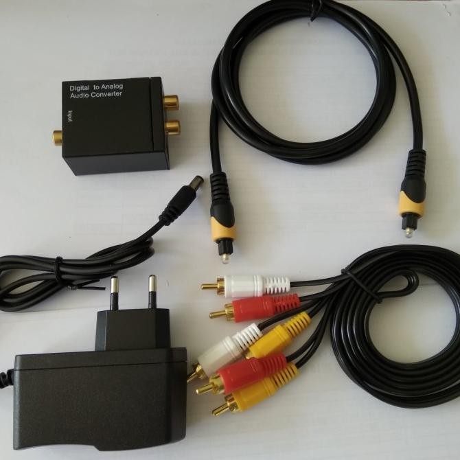 Promo Audio Tv To Speaker Sound + Kabel Optik+ Kabel L/R