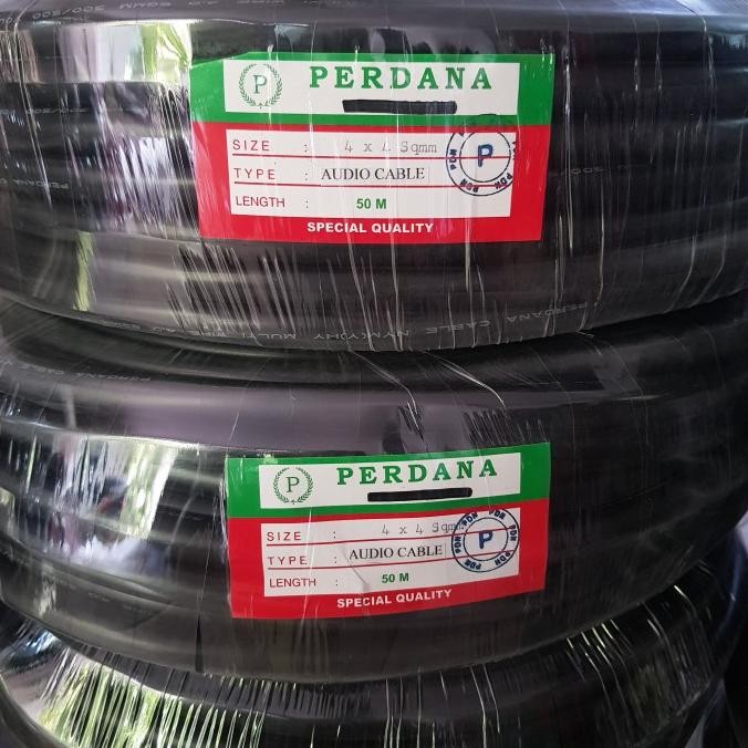 NEW Kabel Serabut NYYHY 4X4mm Perdana 50mtr/Kabel Audio 4X4mm 50m