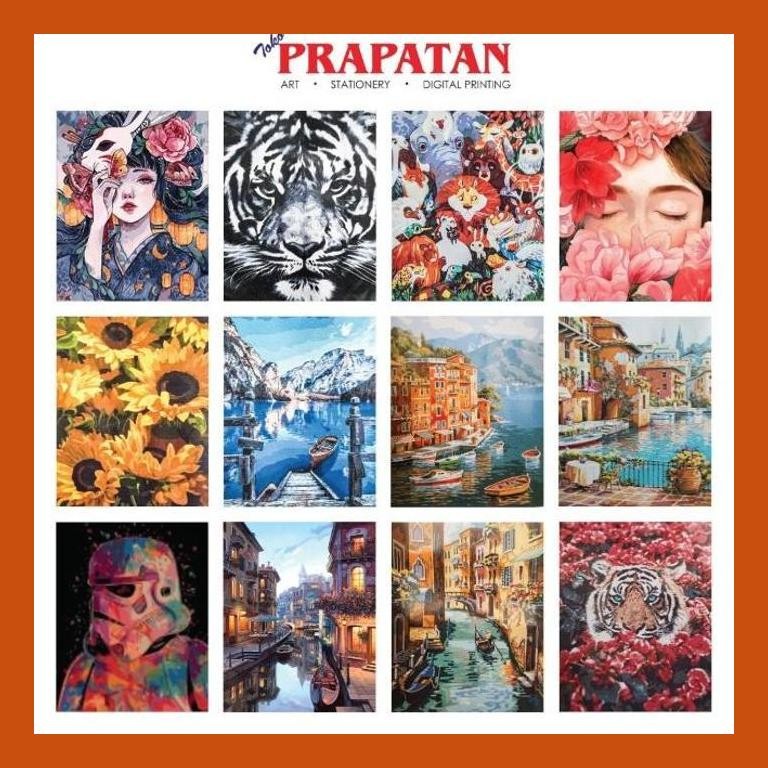 

[ PERALATAN LUKIS / GAMBAR ] PAINT BY NUMBER 40X50CM HEROES NO FRAME / DIY PAINTING / PAINTING KIT SIAP KIRIM