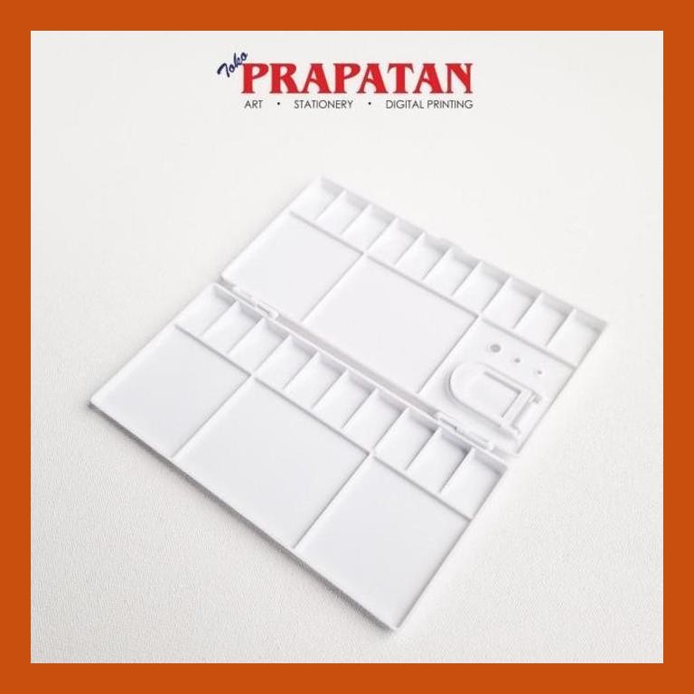 

[ PERALATAN LUKIS / GAMBAR ] PALET PLASTIK / PALET LUKIS V-TEC RD-25 FOLDABLE / PLASTIC PALETTE COD