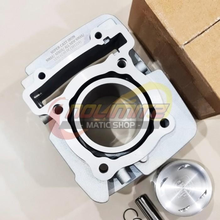 Blok Seher Mesin BRT Super Cast Iron Bore Up Piston 62mm NMAX Aerox Lexi XSR WR155 R15 Vixion VVA Ni