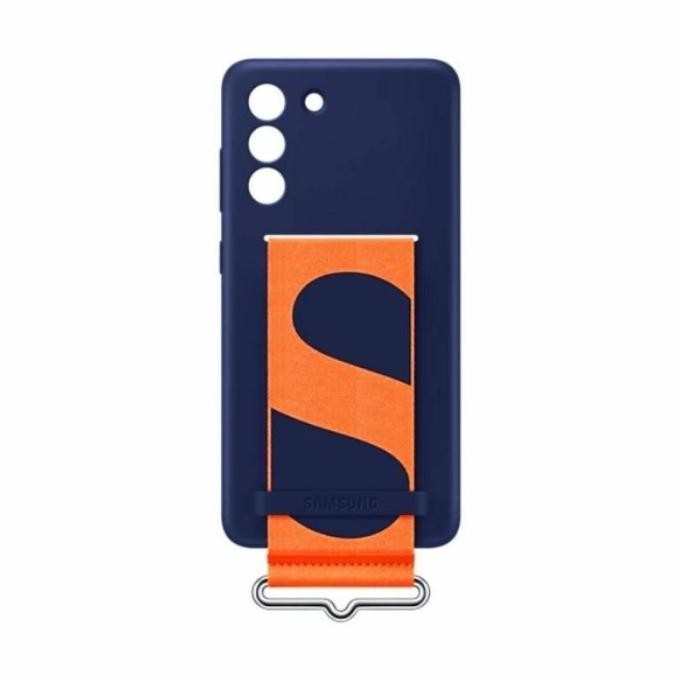 TERMURAH - SAMSUNG S21 FE Silicone Cover With Strap Case Original RESMI