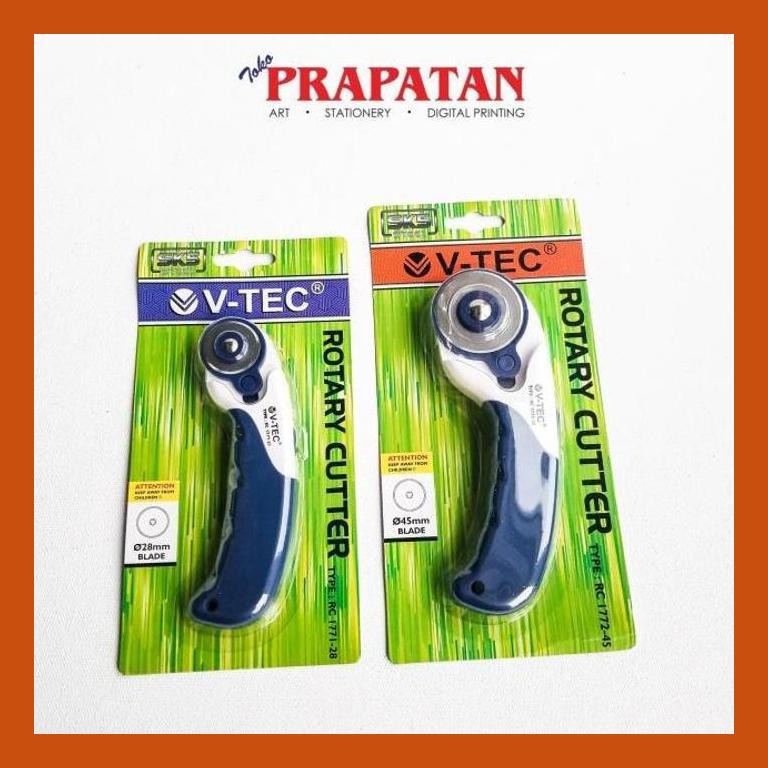 

[ PERALATAN LUKIS / GAMBAR ] V-TEC ROTARY CUTTER SK5 STEEL / REFILL BLADE GOOD QUALITY