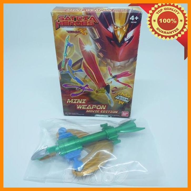 [exi] satria heroes bima x mini weapon movie - helios earth mode bandai