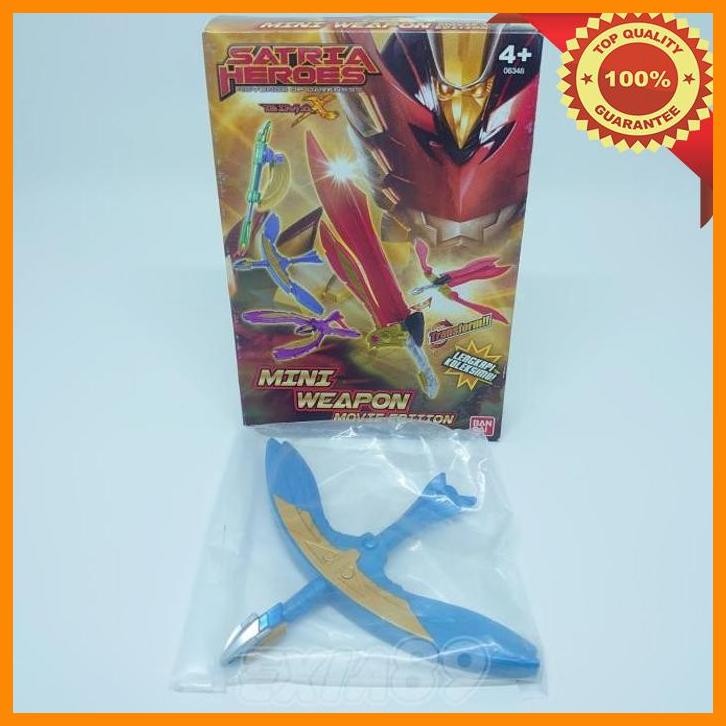[exi] satria heroes bima x mini weapon movie - helios storm mode bandai