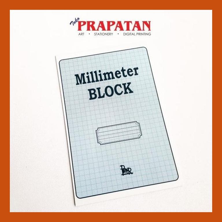 

[ PERALATAN LUKIS / GAMBAR ] MILLIMETER BLOCK FOLIO 18 LEMBAR COD
