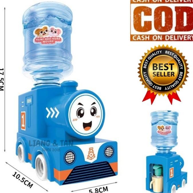 Mainan Anak Dispenser Mini Kereta Galon Portable Anak Murah SNI IDN Product